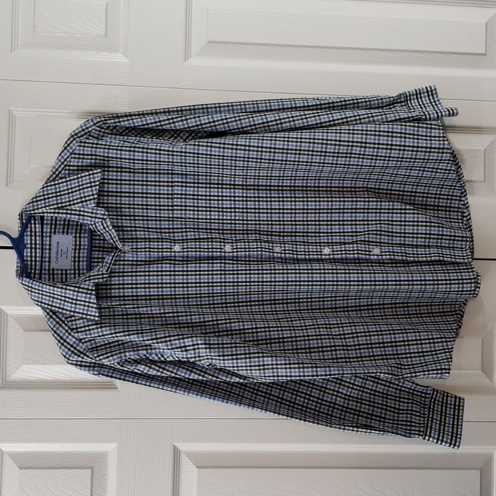 Croft & Barrow, long sleeve, casual button up shirt, size large